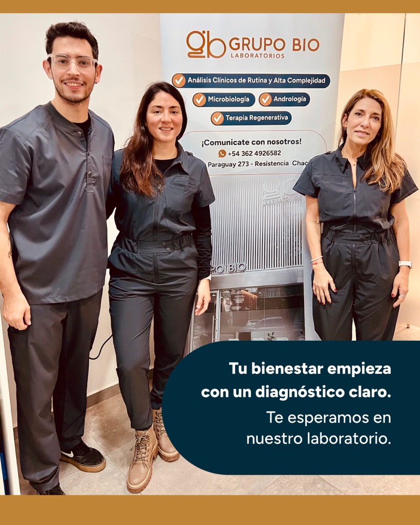 Equipo de Grupo Bio en el laboratorio