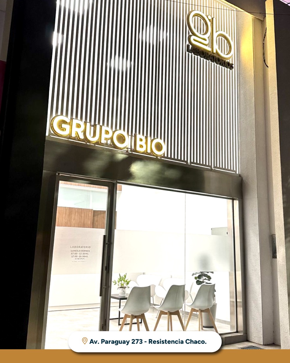 Fachada de Grupo Bio Laboratorios en Av. Paraguay 273
